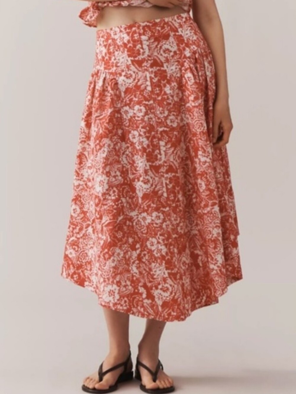 Anthropologie Floral Skirt